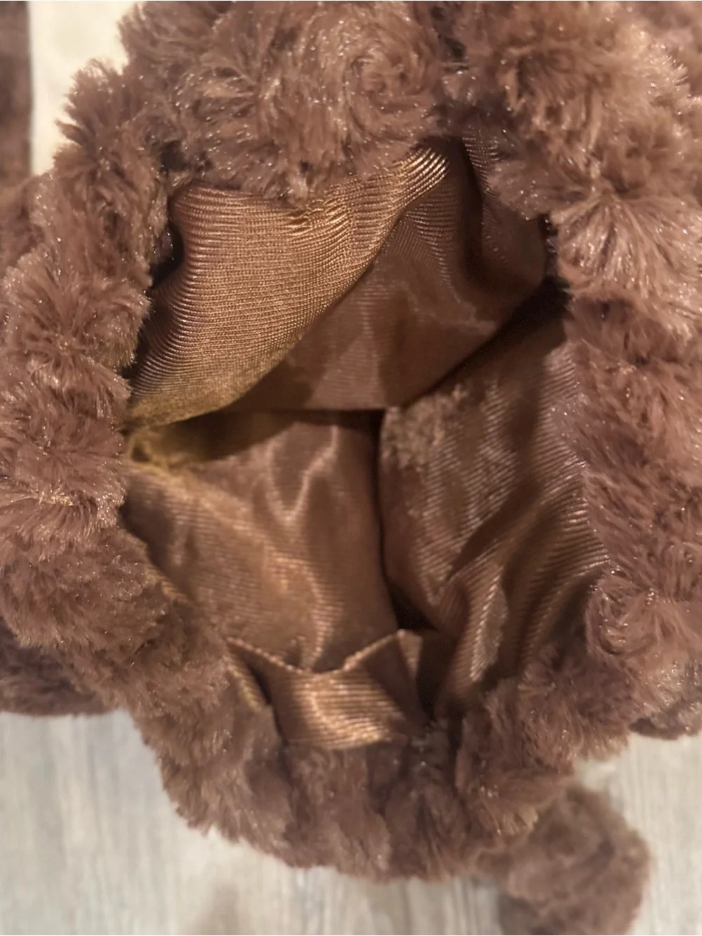 Target Infant Monkey Halloween Costume 0-6 Months Brown Fuzzy Hooded Outfit